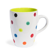 Mug Confetti vert <br /> - Lot de 6