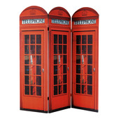 Paravent en bois Cabine  UK