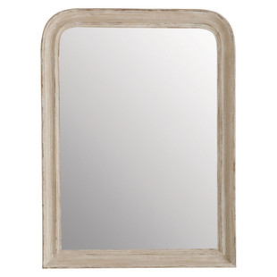 Specchio Elianne arrotondato beige 60 x 80