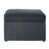 Ottoman in Charcoal Grey  Ibiza