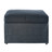 Pouf de canapé d'extérieur gris anthracite