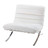 Zetel wit leder  Beaubourg
