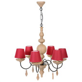 Lustre 6 branches Brocante