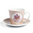 Koffer met theekopjes en schoteltjes Cupcake