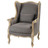 Bergère taupe grisé Manoir