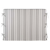 Fodera della testata letto a righe 140 cm Dream