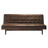 Canapé marron 3 places
convertible<br />Studio