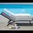 Soft gray sun lounger Hurghada