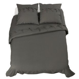 Parure Cosy antracite 140X200