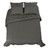 Parure Cosy antracite 140X200