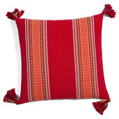 Woven cushion cover