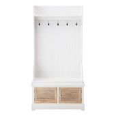 White Entry Hall Unit Ouessant