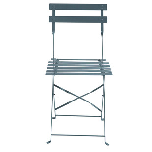 Lot de 2 chaises grises Guinguette