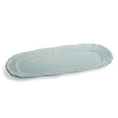 Platte breit Bankett blau
