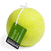 Bougie Boule verte <br /> - Lot de 6