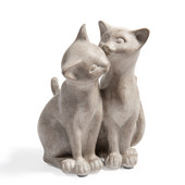 Statuetta Coppia di gatti