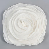 Coussin Rose blanc <br /> - Lot de 2