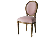 Chaise vieux rose Louis