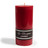 Bougie Cylindrique rouge <br /> - Lot de 6