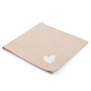 Servilleta Amore cruda  <br /> - Lote de 6