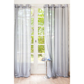 Organza double grey curtain - sold individually