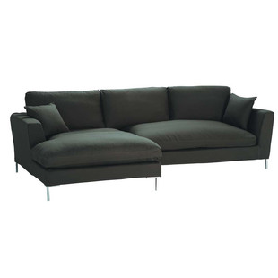 Sofa 5 seat sectional corner sofa in Grey