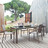 Fauteuil de jardin gris taupe<br />Antalya