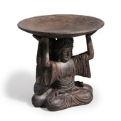 Schale mit drei Buddhas