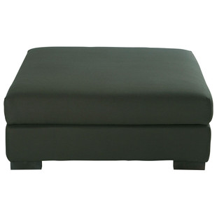 Pouf in cotone antracite Terence