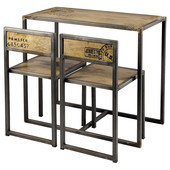 Set tafel + 2 stoelen  Manufacture