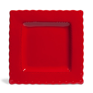 Plat bord Gastronome rood <br /> - Lot van 6