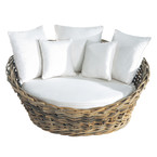 1/2 seat round sofa St Tropez