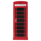 Wardrobe, red Phonebox