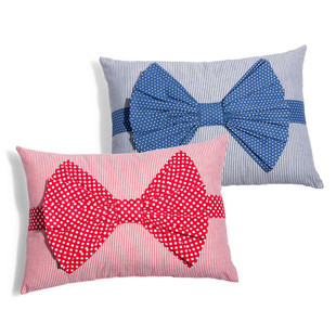 Set of 2 Ritournelle bow cushions