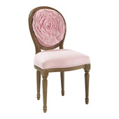Stuhl Leinen rosa Louis