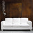 Ledersofa weiß 3-Sitzer Schlafsofa<br />Kennedy