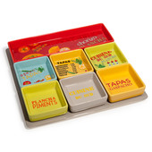 Plateau apéritif 7 compartiments Méditerranée
