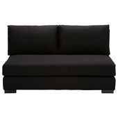 Sitzbank Baumwolle schwarz Terence