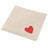 Tovagliolo Amore rosso  <br /> - Lotto di 6