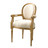 Fauteuil  chêne  Louis