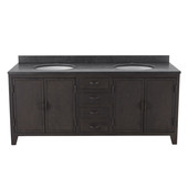 Meuble salle de bain indus gris Saint-James