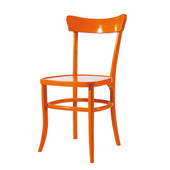 Sedia arancio Bistrot
