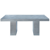 Table rectangulaire gris clair béton Mineral