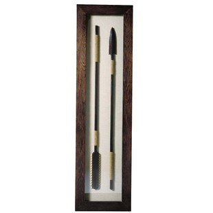 Vitrine lances Africaines