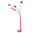 Staande lamp Octopus rood