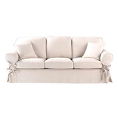 Schlafsofa 3/4 Sitzer, nicht ausziehbar, elfenbein