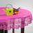 Runde Tischdecke Séville fuchsia