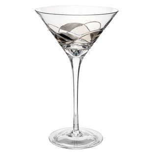 Coupe cocktail Fil argent <br /> - Lot de 4
