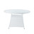 Table de jardin ronde blanche<br />Mykonos