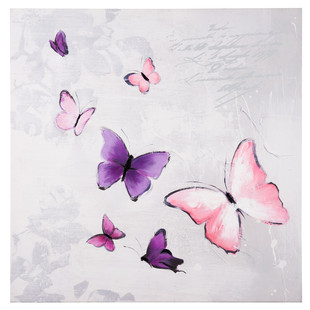 Toile papillons Poésie